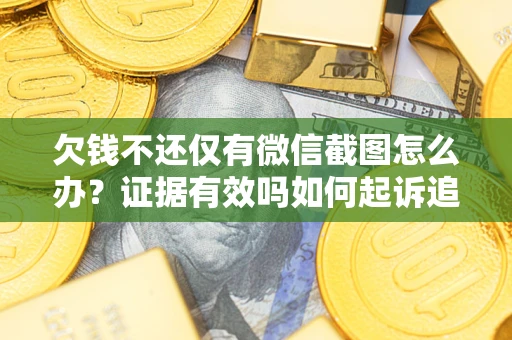武汉欠钱不还仅有微信截图怎么办？证据有效吗如何起诉追回欠款？