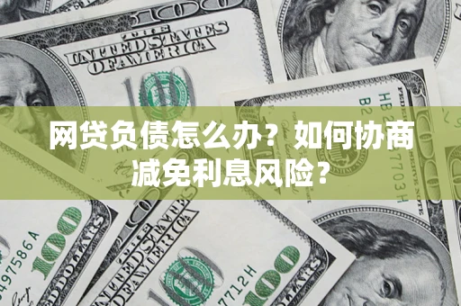 武汉网贷负债怎么办？如何协商减免利息风险？