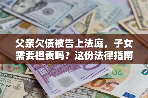 武汉父亲欠债被告上法庭，子女需要担责吗？这份法律指南必须看完