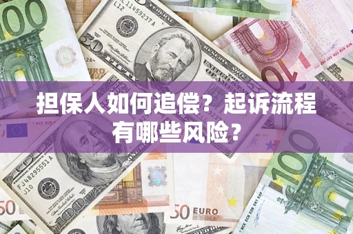 武汉担保人如何追偿？起诉流程有哪些风险？