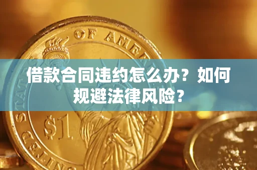 武汉借款合同违约怎么办？如何规避法律风险？