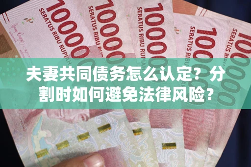 武汉夫妻共同债务怎么认定？分割时如何避免法律风险？